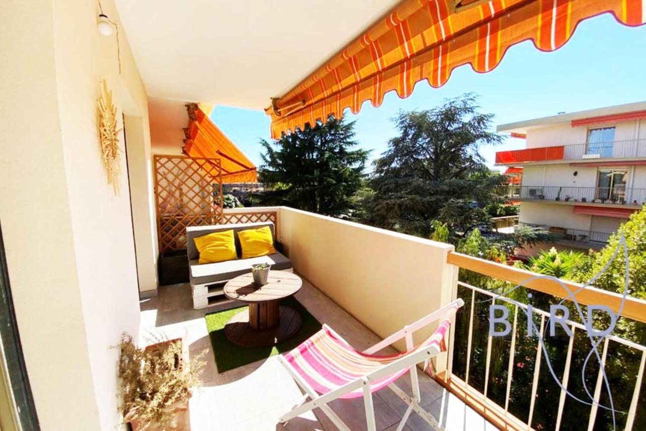 Bright Flat Near To The Beach & Harbor Saint-Laurent-du-Var Exteriör bild