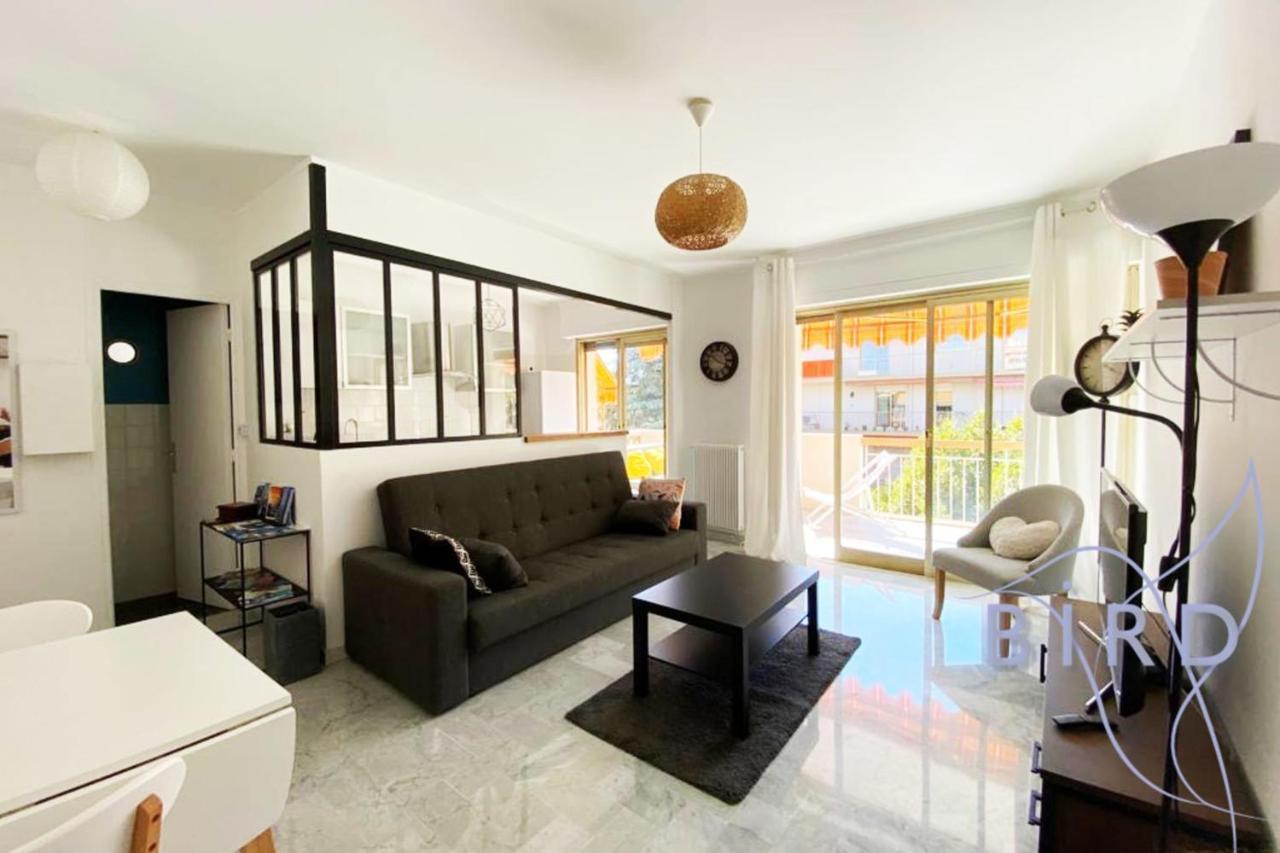 Bright Flat Near To The Beach & Harbor Saint-Laurent-du-Var Exteriör bild